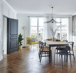 Suspension Lizzie filaire Corep Ø110cm E27 IP20 60W 230V Noir et laiton