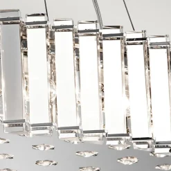 Suspension îlot Crystal Skye 12 lumières