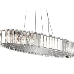 Suspension îlot Crystal Skye 12 lumières