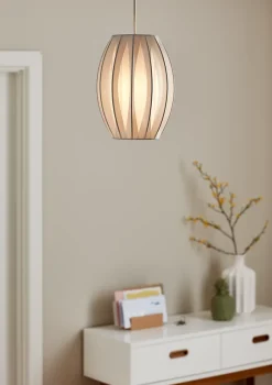 Suspension Lufira GoodHome E27 blanc