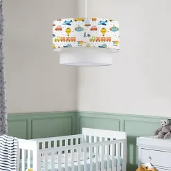 Suspension Lurgan pour enfant E27 70 cm motif de véhicules lux.pro