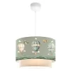 Suspension Lurgan pour enfant motif de ballons à air chaud vert lux.pro
