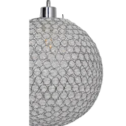 Suspension Mantus GoodHome E27 argent brillant