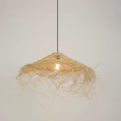 Suspension Medina E27 IP20 15W ø.50 x H. 86 cm Corep coloris naturel