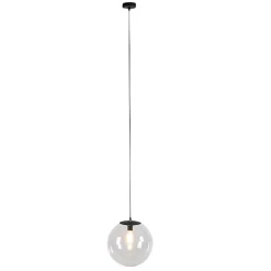 Suspension moderne transparente 35 cm - Pallon