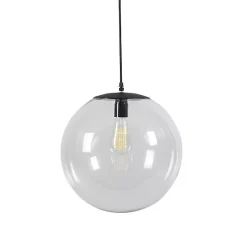 Suspension moderne transparente 35 cm - Pallon