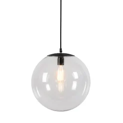 Suspension moderne transparente 35 cm - Pallon