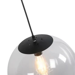 Suspension moderne transparente 35 cm - Pallon