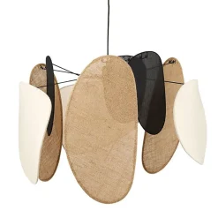 Suspension métal lin jute Almeria D66