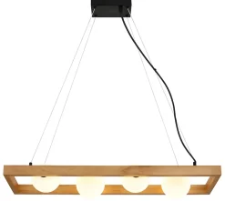 Suspension métal noir mat, 4x G9 NANDA