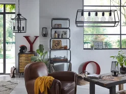 Suspension Nantan GoodHome E27 noir mat