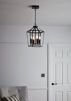 Suspension Nantan GoodHome E14 noir mat