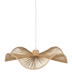 Suspension naturelle beige diamètre 42cm