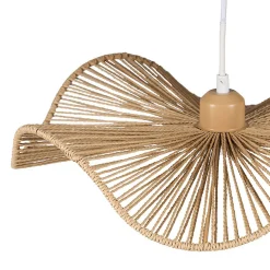Suspension naturelle beige diamètre 42cm