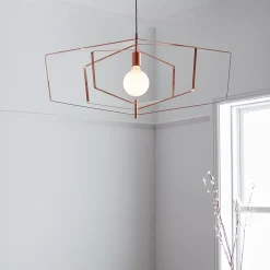 Suspension Nedoki 90cm E27 IP20 cuivre