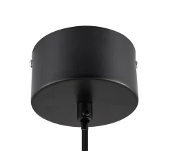 Suspension Nedoki GoodHome E27 noir mat