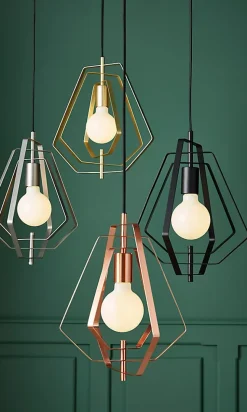 Suspension Nedoki GoodHome E27 argent