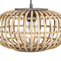 Suspension orientale en bambou 32 cm - Amira