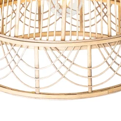 Suspension orientale en rotin 49 cm - Michelle