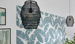 Suspension Pepalu GoodHome noir IP20 E27