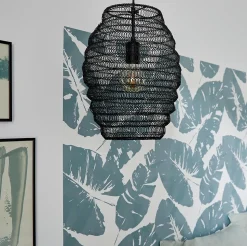 Suspension Pepalu GoodHome noir IP20 E27