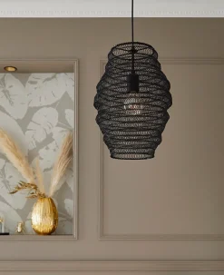 Suspension Pepalu GoodHome noir IP20 E27