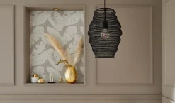 Suspension Pepalu GoodHome noir IP20 E27