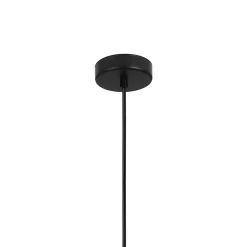 Suspension Phobeto E27 IP20 60W Ø 31 x l. 110 cm GoodHome noir mat