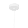 Suspension Phobeto E27 IP20 60W Ø 31 x l. 110 cm GoodHome blanc mat