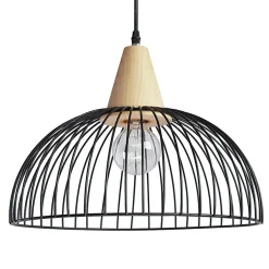 Suspension Piccolo Seynave l.41x H.32 cm noir