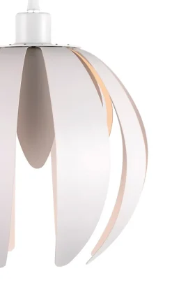 Suspension Pleiones GoodHome E27 blanc mat