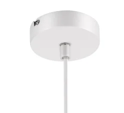Suspension Pleiones GoodHome E27 blanc mat