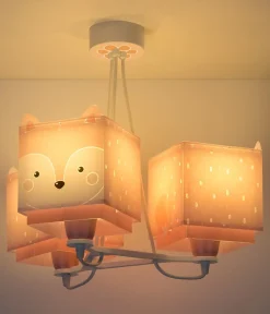 Suspension pour enfants à 3 lampes Little Fox Petit Renarde