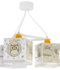 Suspension pour enfants à 3 lampes Good Night Hibou