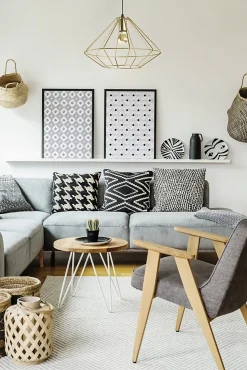 Suspension Pyrat Seynave l.40x H.25 cm doré