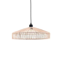 Suspension ronde en corde 45cm