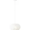Suspension ronde Molly blanc mat H.120cm IP20 E27 20W Brilliant