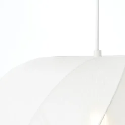 Suspension ronde Molly blanc mat H.120cm IP20 E27 20W Brilliant