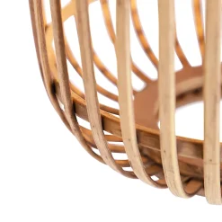 Suspension rotin rustique 3 lumières - Manille