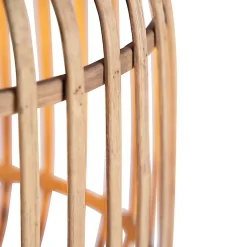 Suspension rotin rustique 3 lumières - Manille