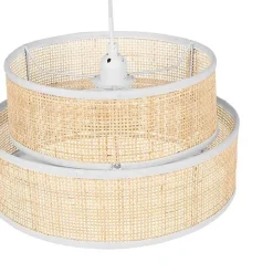 Suspension rotin Yuca beige D35