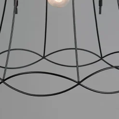 Suspension rétro noire 45 cm - Granny Frame