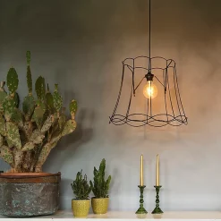 Suspension rétro noire 45 cm - Granny Frame