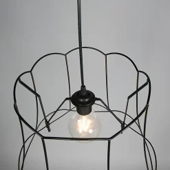 Suspension rétro noire 45 cm - Granny Frame