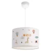 Suspension Rugby pour enfant E27 70 cm motif de giraffe lux.pro