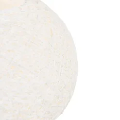 Suspension rustique blanche 50 cm - Corda Flat