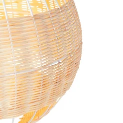 Suspension rustique en rotin - Rattan