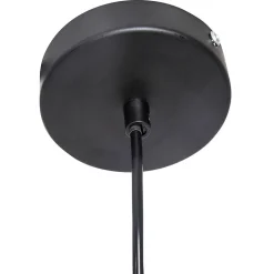Suspension Sam noire - métal D30 cm - Atmosphera