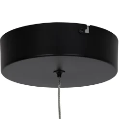 Suspension Samana LED intégrée 800lm 13W ⌀29xL.14xH.110cm noir Goodhome
