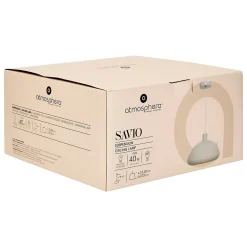 Suspension Savio beige D27,5cm - Atmosphera